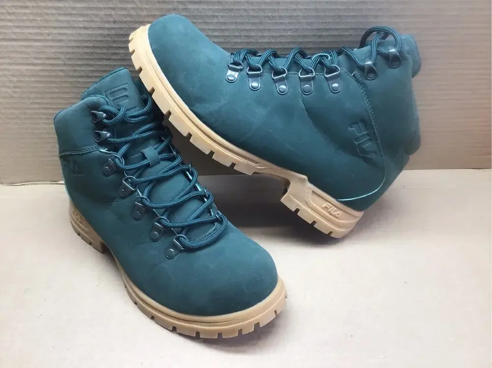 FILA Disruptor Ballistic Men’s Size 10 Green High Top Hiking Boots 1HM00037-353